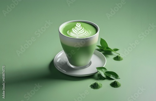 Matcha green tea latte