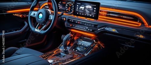 Automobile Interface Composition.
