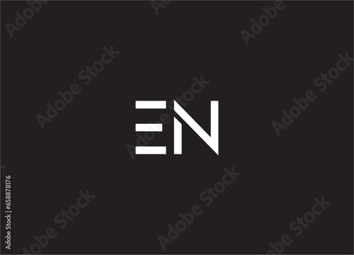 en letter logo and monogram design