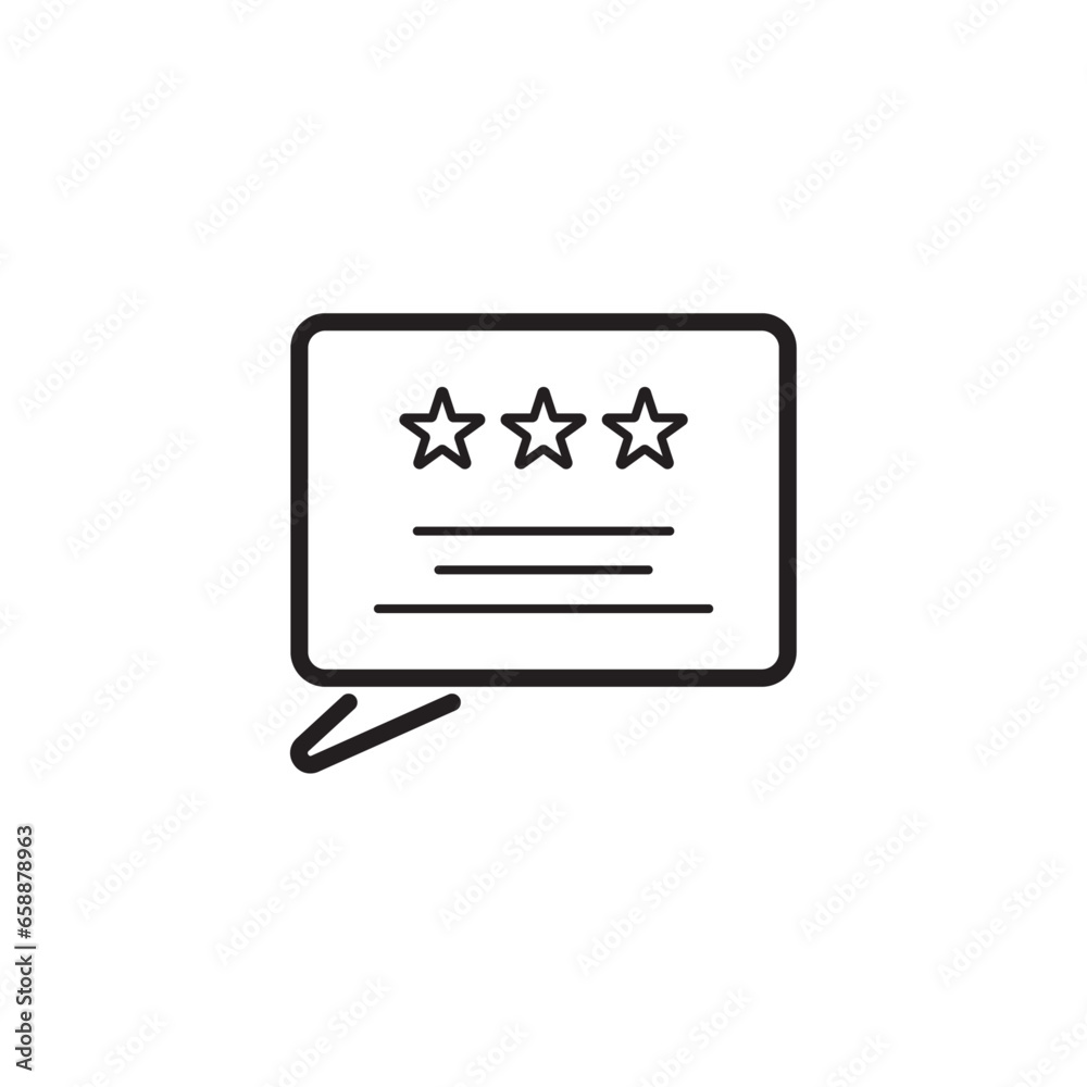 Fototapeta premium Feedback, review, testimonial, customer thin line icons. Editable stroke. For website marketing design, logo, app, template, ui, etc. Vector illustration modern Designs.