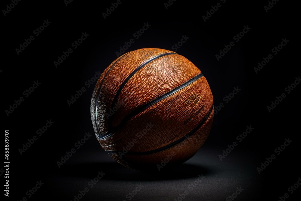 isolated basketball. Generative AI
