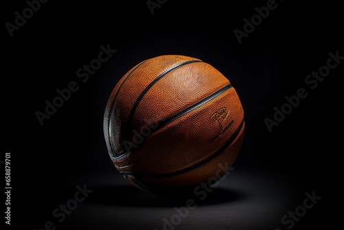 isolated basketball. Generative AI © Frankie