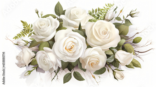 White flowers bouquet