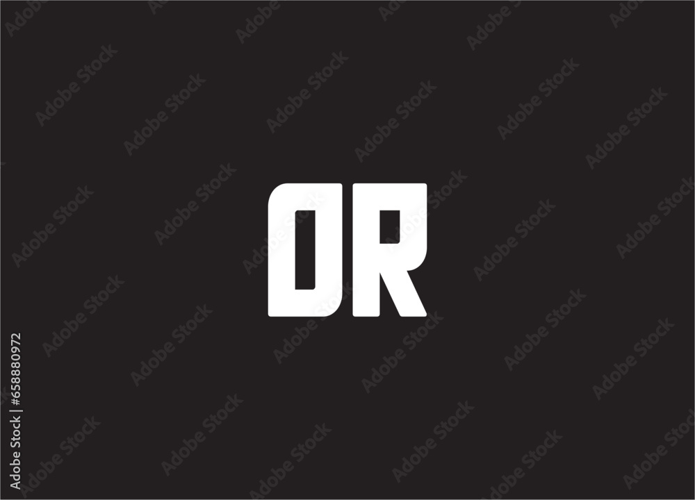 Obraz premium or letter logo and monogram design