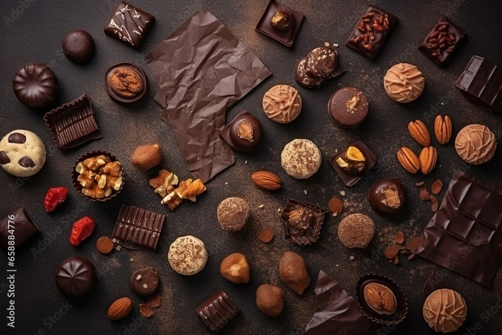 Happy Chocolate Day. Chocolate Day Concept. Chocolate Day Background. Chocolate Day Theme. World Chocolate Day, International Chocolate Day. Generative Ai Happy Chocolate Day. Chocolate Day Concept. Chocolate Day Background. Chocolate Day Theme. World Chocolate Day, International Chocolate Day. Generative Ai