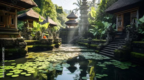 Pura Tirta Empul Temple on Bali.
