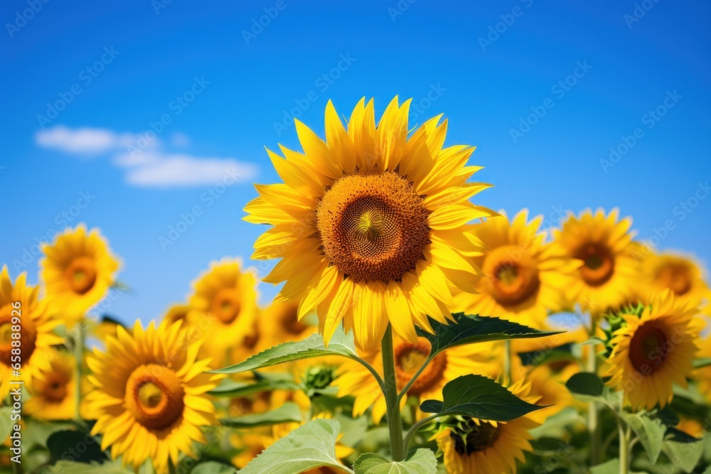 a close up of a sunflower