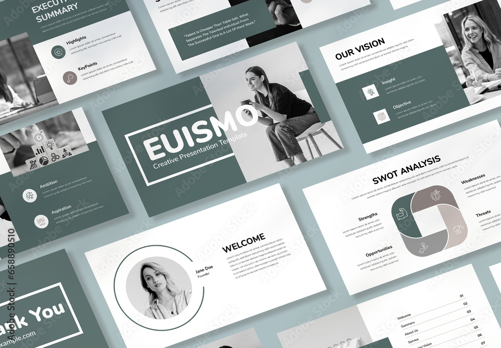 Creative Business Presentation Design Stock Template | Adobe Stock