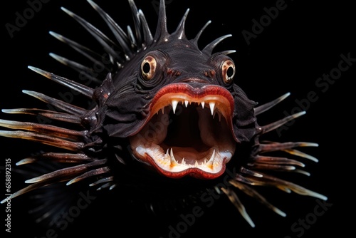 a fish with sharp spikes