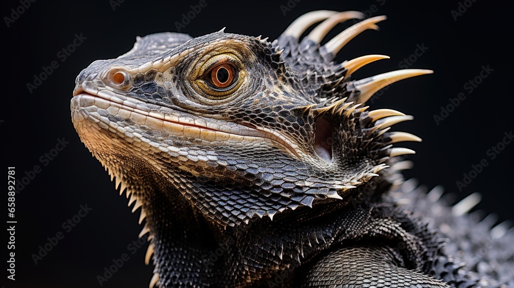 Fototapeta premium a close up of a lizard
