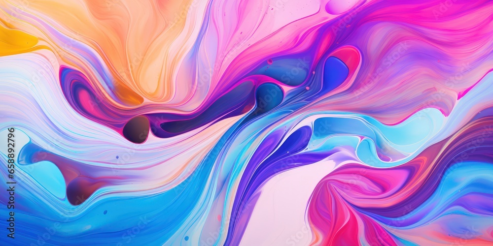 a colorful swirls of paint a colorful swirls of paint