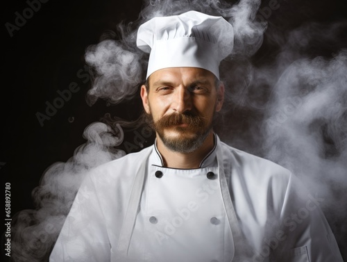 a man in a chef's hat