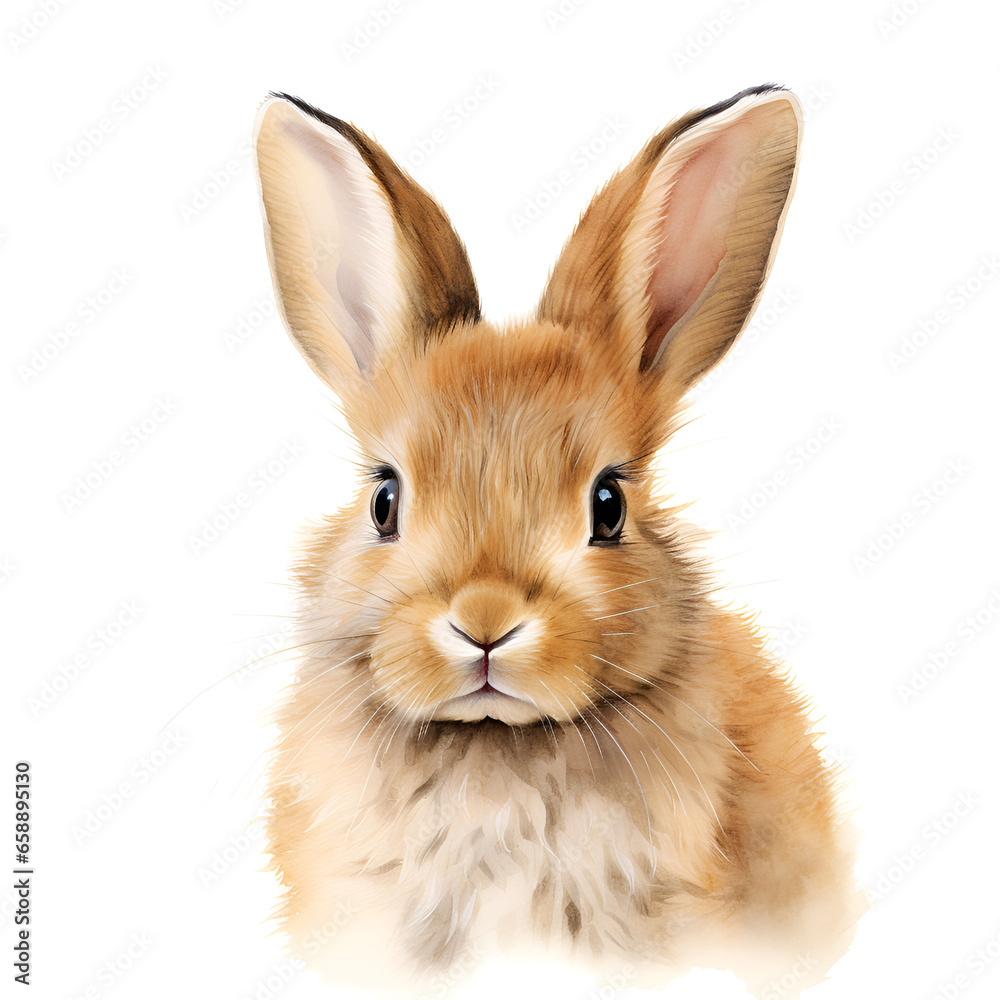 Obraz premium rabbit isolated on white