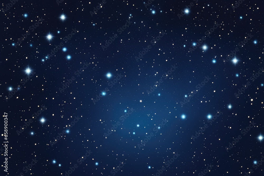 sky stars starry night blue starlight shine in dark space universe ...