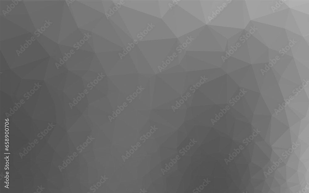 Light Silver, Gray vector low poly layout. A completely new color illustration in a vague style. The best triangular design for your business. Light Silver, Gray vector low poly layout. A completely new color illustration in a vague style. The best triangular design for your business.