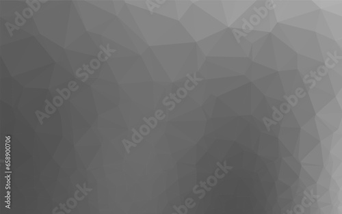 Light Silver, Gray vector low poly layout. A completely new color illustration in a vague style. The best triangular design for your business.