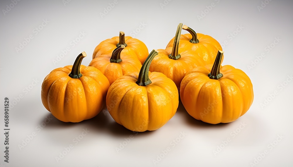 pumpkins on white background pumpkins on white background