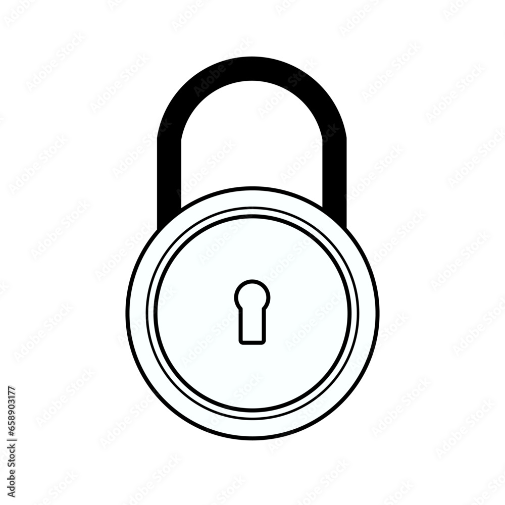 Padlock Icon For Logo And More
