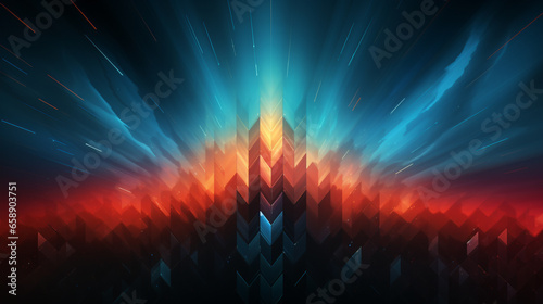 Arrow movement abstract design upward direction with motion. Various color combinations.
