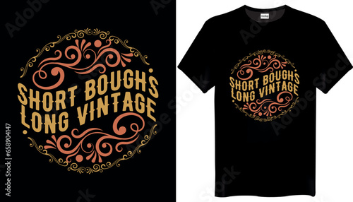 Short boughs Modern Vintage T-Shirts Design