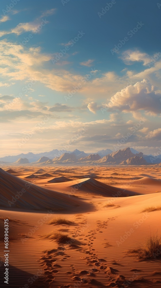 Naklejka premium desert landscape