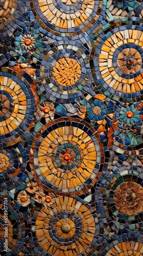 colorful mandala ornament background