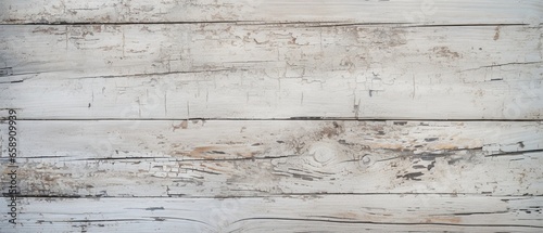 Light Textured Old Cracked White Wooden Boards: A Beautiful Background