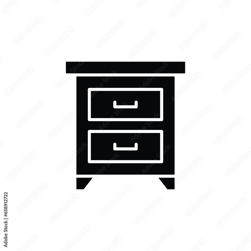 Drawer Icon Vector Design Illustration Drawer Icon Vector Design Illustration