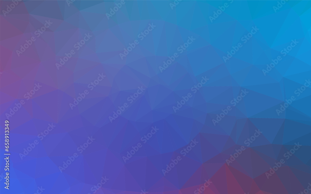 Obraz premium Light Blue, Red vector low poly texture. A completely new color illustration in a vague style. New texture for your design.