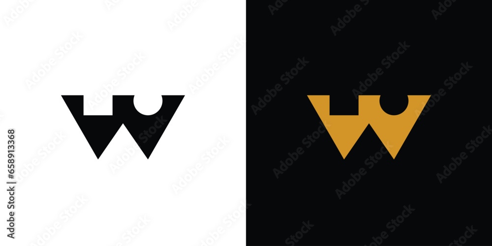 modern and unique letter W initials logo design 4