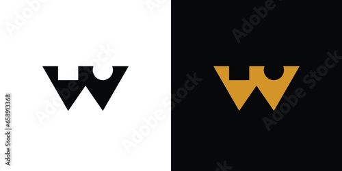 modern and unique letter W initials logo design 4
