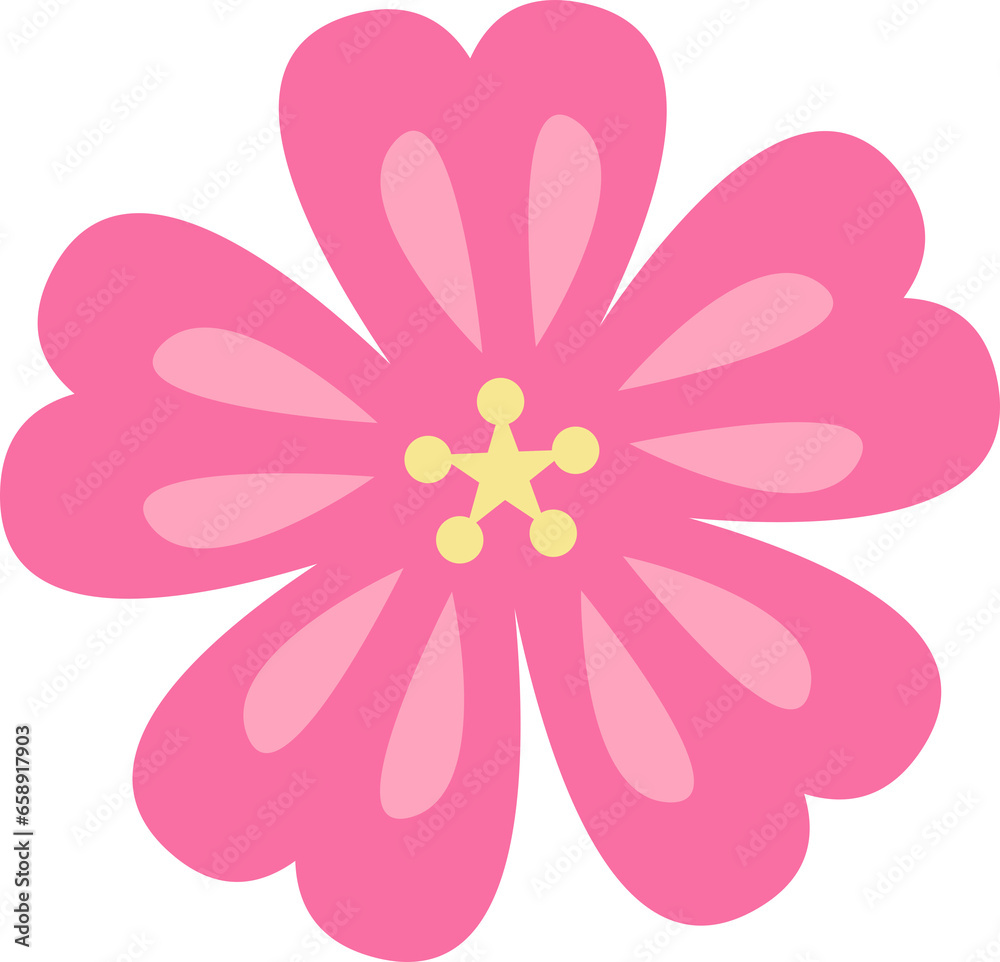 pink flower illustration pink flower illustration