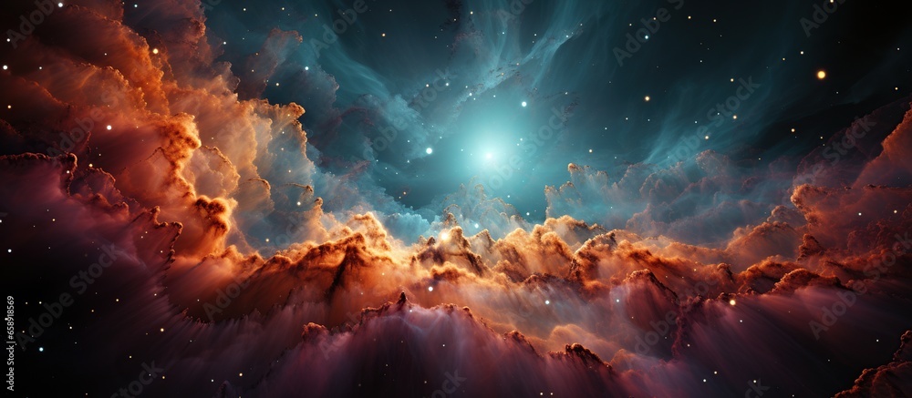 Southern Ring Nebula. - obrazy, fototapety, plakaty 