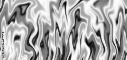 Illustration of gradient monochrome flowing 3D liquid texture for abstract background