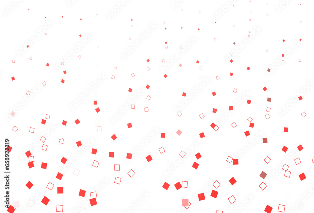 Light Red vector template with square style.