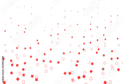Light Red vector template with square style.