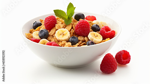The granola breakfast cereals