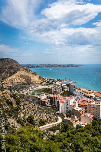 Alicante's coast seen from Santa Barbara castle © Leszek