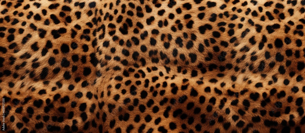 African animal pattern with seamless leopard texture and fur African animal pattern with seamless leopard texture and fur