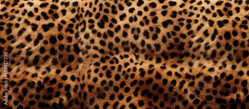 Fototapeta African animal pattern with seamless leopard texture and fur