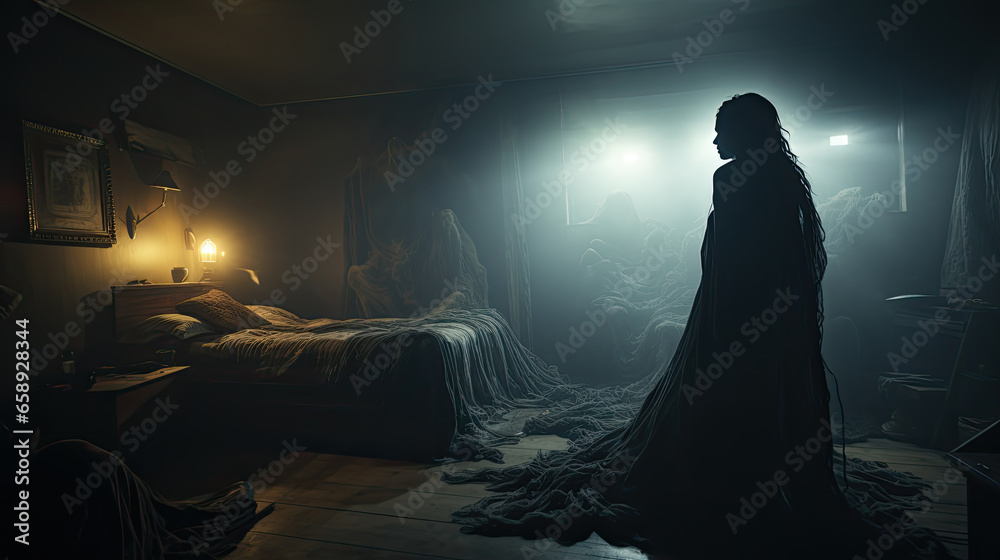 The dementor appearing in bedroom. The dementor appearing in bedroom.
