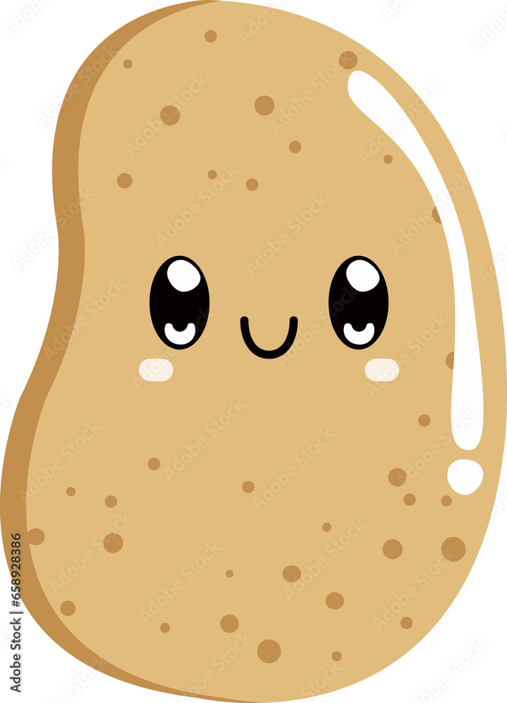 Fototapeta premium Set of cute vegetables