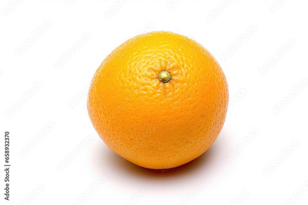 close up of a Orange Isolated on white background. close up of a Orange Isolated on white background.