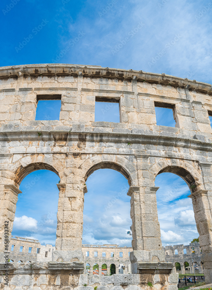 Historic Amphitheater in Pula Croatia