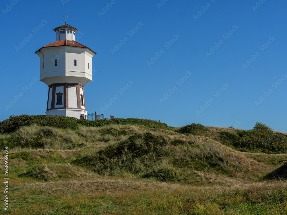 Die Insel Langeoog in der Nordsee Die Insel Langeoog in der Nordsee