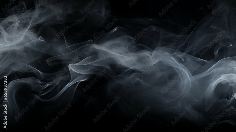 Obraz premium smoke on black background
