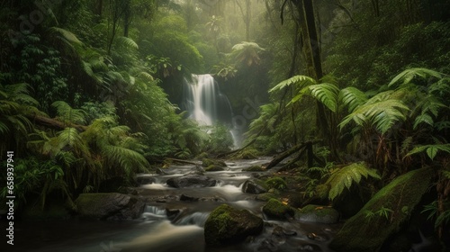 Nature's Elegance Ethereal Waterfall Bliss © Nils