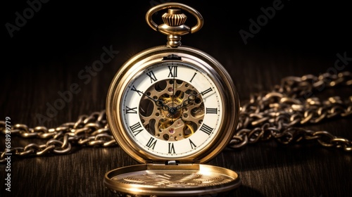 old pocket watch. Generative AI