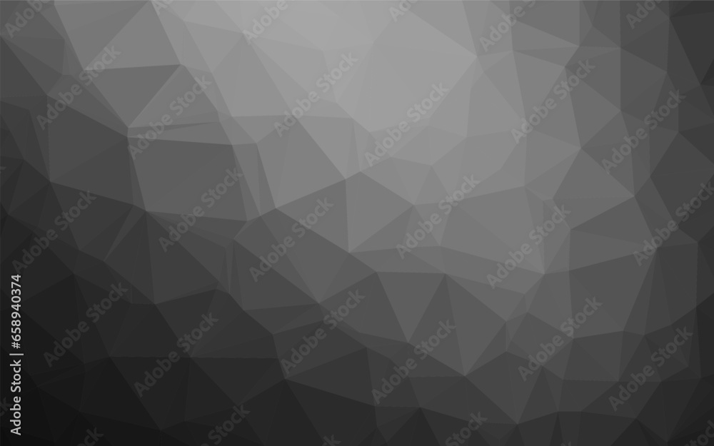 Dark Silver, Gray vector polygonal background. Glitter abstract illustration with an elegant design. Triangular pattern for your business design. Dark Silver, Gray vector polygonal background. Glitter abstract illustration with an elegant design. Triangular pattern for your business design.