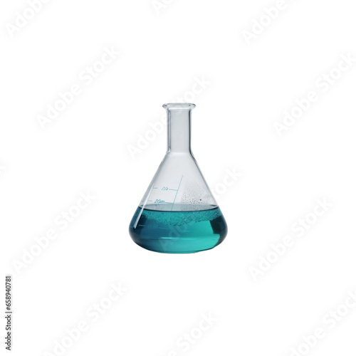 Bottle chemistry isolated no background